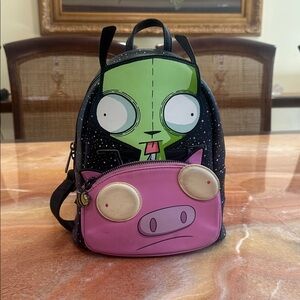 Loungefly Invader Zim Character Mini Backpack